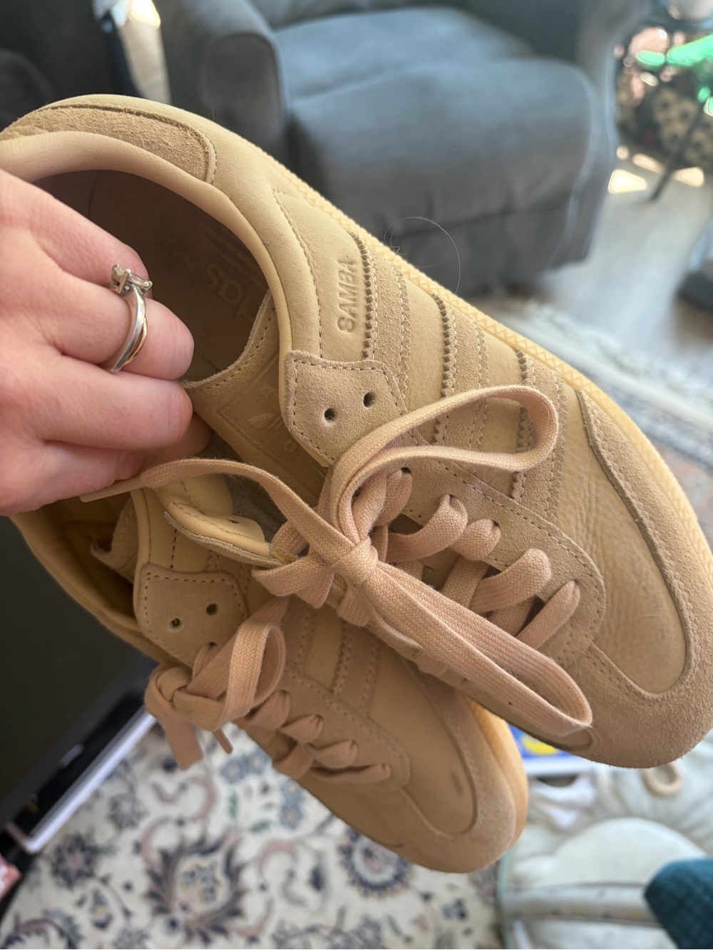 adidas Samba Women’s Sneakers in Wheat/Tan
